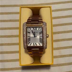 Michael Kors Women's Gold-tone Stainless Steel Emery Bracelet Watch